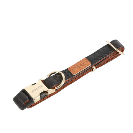 ZOLUX Obroża dla psa elegancka IMAO MAYFAIR 15 mm kol. czarny
