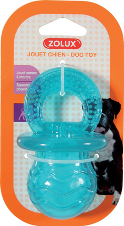 ZOLUX Zabawka dla psa smoczek TPR POP 10 cm kol. turkusowy