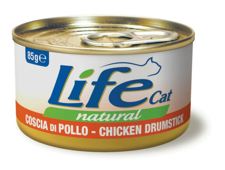 LIFE CAT pusz.85g CHICKEN + HAM FILLETS /24