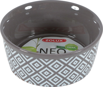 Zolux Miska ceramiczna dla gryzonia NEO 250 ml kol. szary