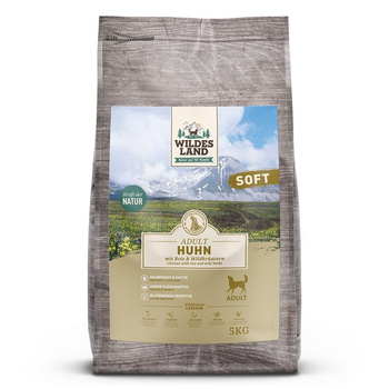 WILDES LAND DOG Soft Huhn - kurczak półwilgotna karma dla psa (5kg)