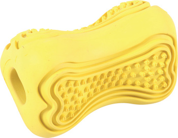 Zolux Zabawka kauczukowa dla psa wytrzymała TITAN roz.S kol. żółty