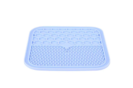 ZOLUX Mata silikonowa do lizania dla psa i kota L Giant niebieska 30x30 cm