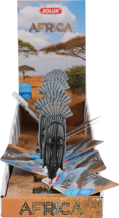 Zolux Ozdoba do akwarium maska żeńska AFRICA S 3,9x2,8x12,2 cm