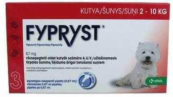Fypryst Spot-On Pies 2-10kg - 67mg/0,67ml - 1 sztuka