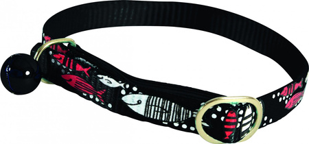 Zolux Obroża dla kota nylonowa Sardine 30 cm kol. czarny