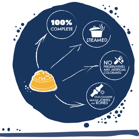 Karma mokra dla psa TEO bogata w drób 1250 g