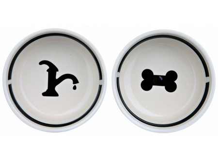 Trixie Miski ceramiczne 2,6L na stojaku [24643]