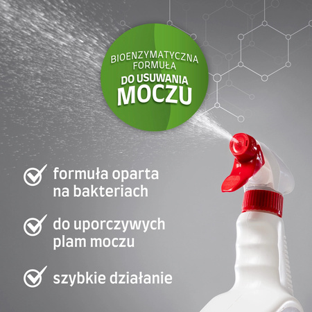 NATURES MIRACLE Płyn do usuwania plam i zapachu moczu pies URINE 946ml