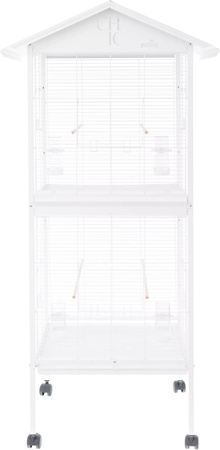 ZOLUX Woliera dla ptaków CHIC DUO biała H165