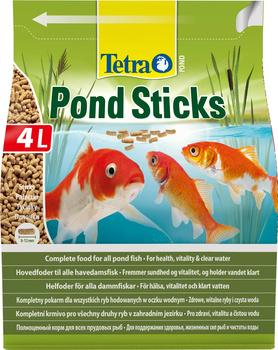 TETRA Pond Sticks 4 L Pokarm dla ryb stawowych w oczku wodnym pałeczki