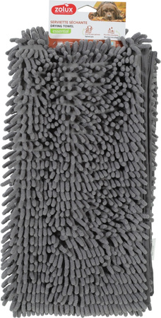ZOLUX Ręcznik dla psa z mikrofibry do suszenia 90x24 szary