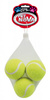 PET NOVA PIŁKI TENNISOWE PISZCZĄCE 6 cm   3szt