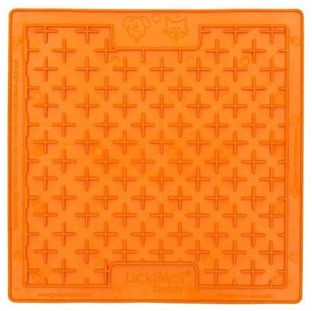 LickiMat Buddy Krzyżyk miękki pomarańczowy
