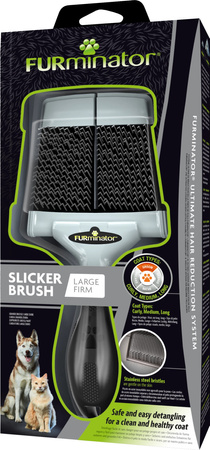 FURMINATOR Szczotka Pudlówka dla psa i kota L Firm