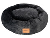MIMIKO Pets Legowisko Shaggy okrągłe L 60cm czarne