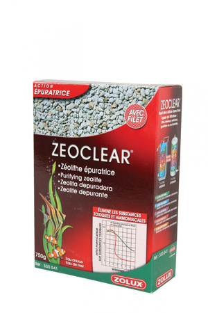 Zolux Substrat do akwarium, usuwa amoniak Zeoclear 750 g Actizoo
