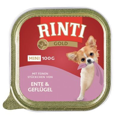 RINTI GOLD tacka 100g MINI KACZKA DRÓB /16