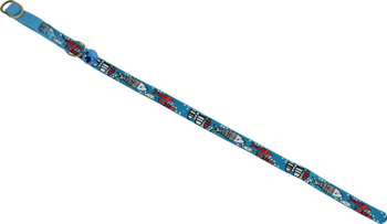 Zolux Obroża dla kota nylonowa Sardine 30 cm kol. turkusowy