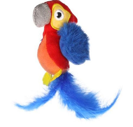 FLAMINGO ZINGO PAPUGA CZERWONA 15cm