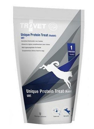 TROVET PIES 125g URT królik UNIQUE PROTEIN TREAT RABBIT przekąska /6