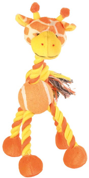 TX-35781 ZABAWKA PIŁKA+SZNUR DUŻA ŻYRAFA/KROWA
