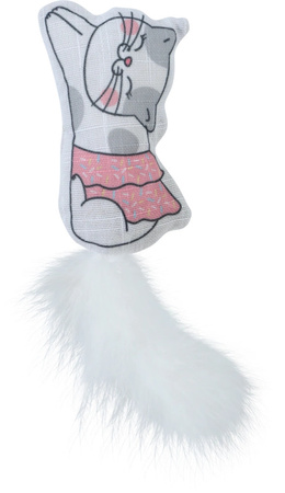 ZOLUX Zabawka dla kota z piórkami i kocimiętką kot tutu CHATOUILLE 8cm