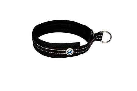 ALL FOR DOGS OBROŻA  PÓŁZACISK 50 CZARNA 35-42cm