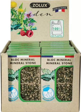 ZOLUX Kostki mineralne dla królika i gryzoni EDEN z pokrzywą 2szt x 100g