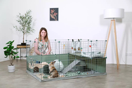 ZOLUX Wybieg dla królika Neopark NEOLIFE kol.zielony 140x105x70