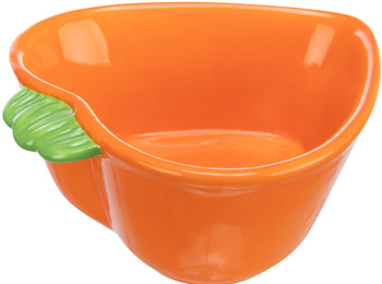 TX-60756 MISKA CERAMICZNA DLA GRYZONI     MARCHEWKA 180ml  12x11cm /4