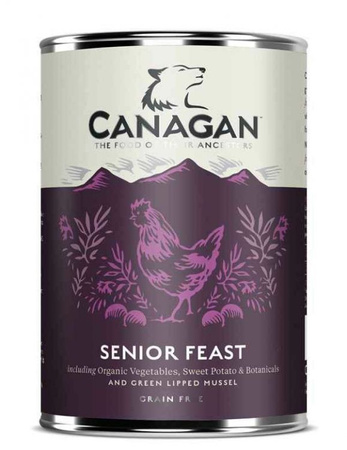 CANAGAN PIES pusz.400g SENIOR FEAST /6
