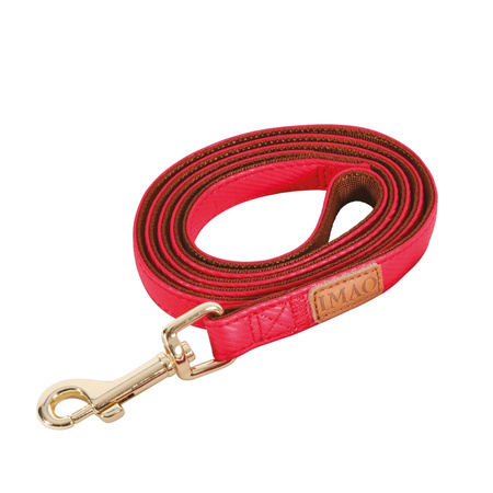 Zolux Smycz dla psa elegancka IMAO MAYFAIR 15 mm/1,2 m kol. czerwony