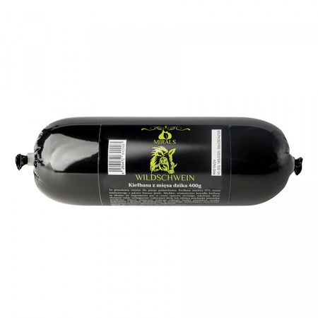 MIRALS Wildschwein - kiełbasa z mięsa dzika (400g)