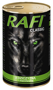 Rafi Pies Classic Dziczyzna i marchewka w sosie 1240g