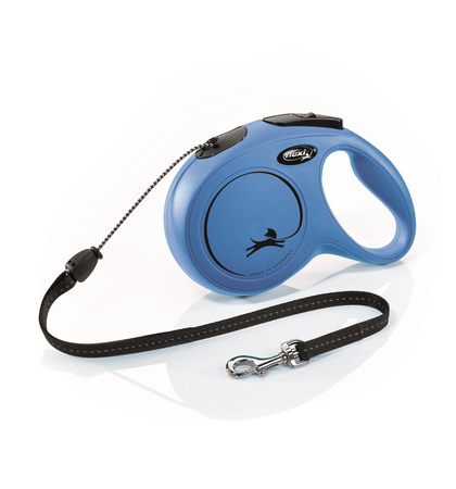 FLEXI Smycz automatyczna dla psa NEW CLASSIC linka M 8m niebieska