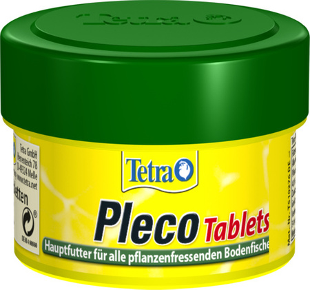TETRA Pleco Tablets 58 Tab. kompletny pokarm dla roślinożernych ryb dennych