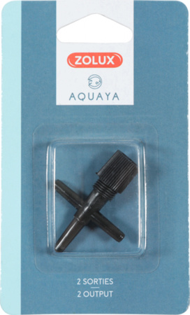 Zolux Zaworek, zawór plastikowy z regulacją przepływu 2 wyjściami