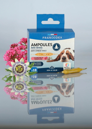 FRANCODEX Ampułki antystresowe dla psów i szczeniąt x18