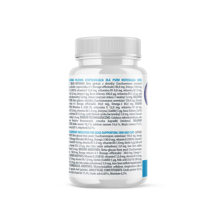 VET RESPONSE SuperSkin na skórę i sierść 100 ml - 60 kapsułek