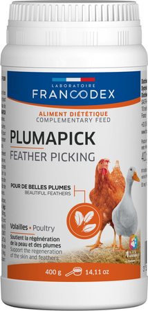 FRANCODEX Preparat dla drobiu stymulujący wzrost piór Pluma-Pick 400 g