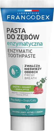 FRANCODEX PL Zestaw szczoteczka i pasta enzymatyczna do czyszczenia zębów