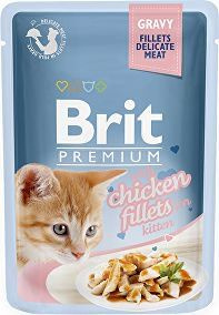 Brit Premium Cat Kitten Fillets with Chicken saszetka 85g