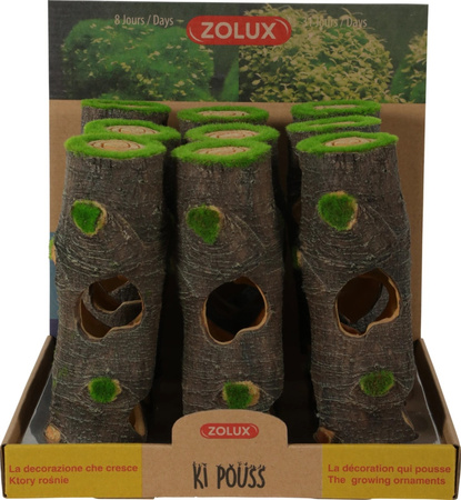 Zolux Ozdoba do akwarium pień KIPOUSS L z nasionami 6,7x6,2x19 cm