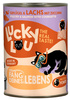 Lucky Lou Lifestage Adult Drób i łosoś puszka 400g