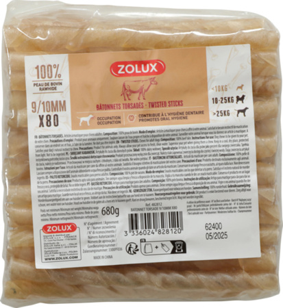 ZOLUX Przysmak dla psa Skręcany kabanosik 9/10mm x 80