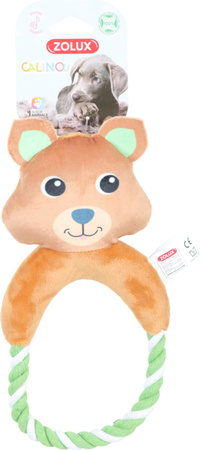 ZOLUX Zabawka pluszowa dla psa, Kuoka ze sznurkiem "Calinou" 26,5 cm