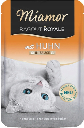 MIAMOR KOT sasz.100g RAGOUT KURCZAK       w sosie /22