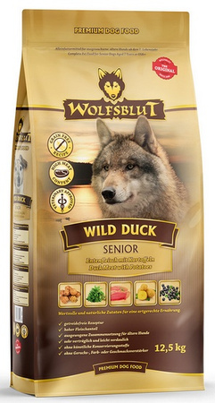 Wolfsblut Dog Wild Duck Senior - kaczka i bataty 12,5kg
