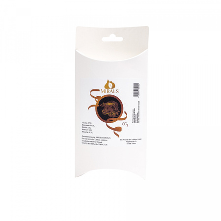 MIRALS Lamm Snack - przysmaki treningowe z mięsa jagnięciny ( 100g)